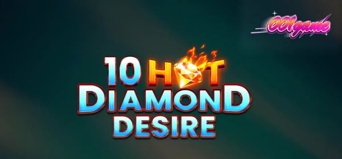 Interface brilhante e neon do caça-níqueis 10 Hot Diamond Desire
